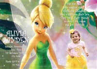 Magical Tinkerbell Fairy Party Invitations