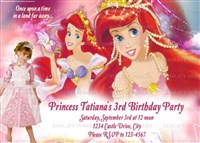 Princess Ariel Birthday Invitation
