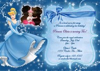 Printable Cinderella Birthday Party Invitations