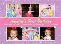 Disney Princess Photo Collage Invitations