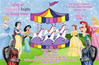 Princess & Knights Birthday Party Invitations