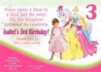 Princess Horse Birthday Party Invitations