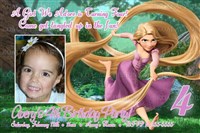 Rapunzel Birthday Party Invitations