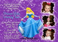 Sleeping Beauty Princess Aurora Birthday Party Invitations