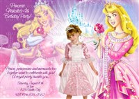 Princess Aurora Birthday Party Invitations