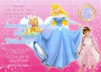 Printable Princess Aurora Birthday Party Invitations