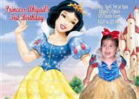 Printable Snow White Birthday Invitations