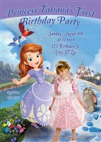 Disney Sofia the First Party Invitations